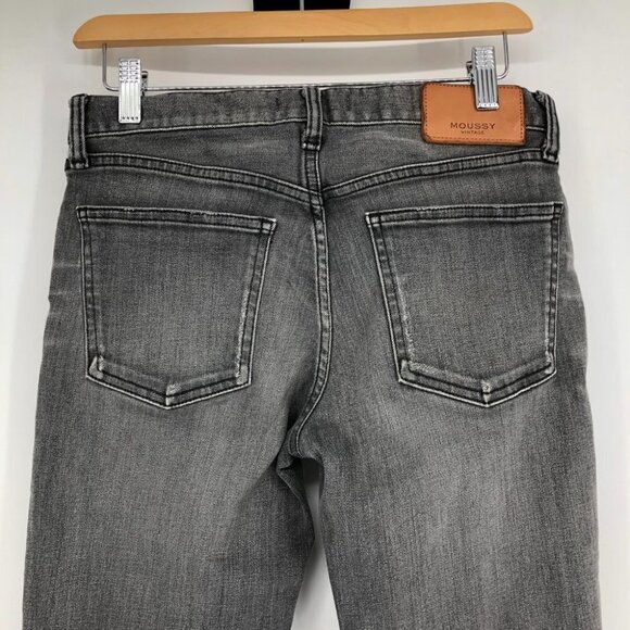 Moussy Vintage Denim MV Helix distressed Skinny Jean in Light Black size 26 - Picture 13 of 16